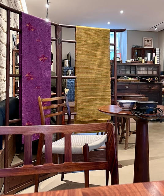 Wooden tables and chairs instead Wistaria Paris Tea House